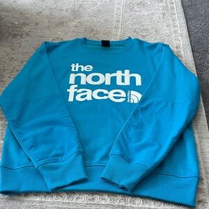 The North Face Men's Medium Vibrant Blue Sweatshirt.